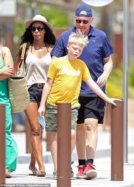 Amadeus becker, son of boris and lilly becker and his nanny during the chio 2019 media night on july 16, 2019 in aachen, germany. Boris Becker Girlfriend And His Son Take Lunch Amid Ex Wife Row Daily Mail Online