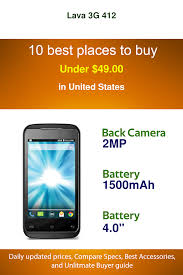 buy Lava 3G 412 Price under $49.00 ...
