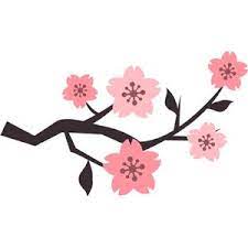 Silhouette Design Store Cherry Blossom Clip Art Cherry Blossom Art Stencil Designs