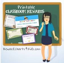 classroom management ideas reward charts 4 kids