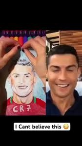I cant believe CRISTIANO RONALDO reacted to my drawing of him😳 ＊aWkwaRd  tweRkiNg＊ ｜ JULIA GISELLA