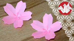 Tuto Origami Sakura Fleur De Cerisier Senbazuru Fleur Origami Facile
