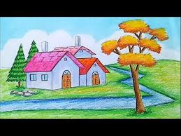 But like many things in drawing, it's easier than you think. How To Draw A Scenery Of Beautiful Nature Landscape Step By Step Lagu Mp3 Mp3 Dragon