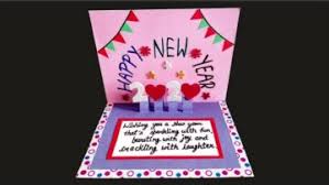 Use these free card making ideas to create handmade greeting cards of all sorts. Handmade New Year Card Making Ideas Easy Drawing Ideas Art And Crafts
