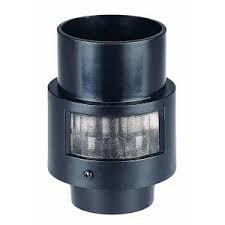 The toggling between motion detector and always on confuses a lot of people, especially after a power outage. Heath Zenith 150 Degree Motion Sensing Post Light Sensor Black Sl 4100 Bk The Home Depot Post Lights Sensor Lights Outdoor Outdoor Lighting