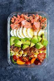 Grilled Salmon Salad The Easiest Meal Prep Salad Recipe Salmon Meal Prep Salad Meal Prep Grilled Salmon Salad