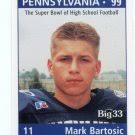 JADE PRUITT 1999 Ohio OH Big 33 High School card INDIANA Hoosiers