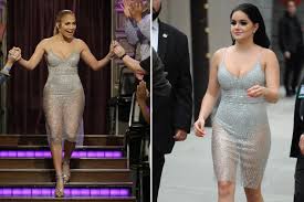 To mark the 20th anniversary of the dress, jennifer lopez flew to milan to walk versace's spring 2020 runway in a replica of her original look. Ariel Winter And Jennifer Lopez Wore The Same 110 Sheer Silver Dress Allure