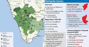 States › tamil nadu › map. Unquiet Flows The Cauvery The Tale Of How It Became A River On The Boil The Hindu Businessline