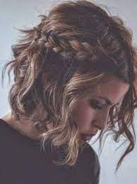 Side Braid Waves Short Hair Styles Hair Styles Pretty Hairstyles