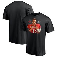 Rookie cards, autographs and more. Men S Fanatics Branded Tom Brady Black Tampa Bay Buccaneers Super Bowl Lv Champions 7 Rings T