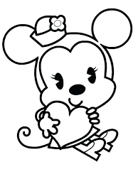 Dibujos Para Colorear Kawaii Disney Para Imprimir