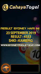 Result Togel Online Sydney Persandian