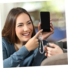 LABRIMP Kawaii Handyanhänger Lanyard Perlen Handyanhänger Band Mond Stern  Design Handyarmband für Autoschlüssel : Amazon.de