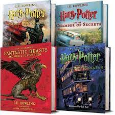 Assembled product dimensions (l x w x h) 9.00 x 6.00 x 1.50 inches. Harry Potter Illustrated Collection Pack Of 4 9781338282412 Amazon Com Books
