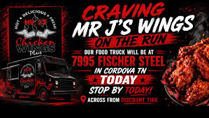 Mr.J’s Wings FOOD TRUCK — Restaurant food truck in Cordova, Tennessee