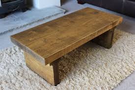 Rustic Handcrafted Chunky Reclaimed Wood Coffee Table In Oak Wax Coffee Table Wooden Coffee Table Reclaimed Wood Coffee Table