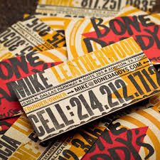 Dallas business cards is a print broker located in dallas, tx. Matchbox Studio On Instagram Branding And Business Card Design For Our Friends At Bone Daddys Card Design Business Card Design Business Cards