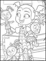 Red (catalina) from rapunzel's tangled adventure becomes a werewolf in the third season of. Vampirina Coloring Pages 17 Cartoon Coloring Pages Free Halloween Coloring Pages Colouring Pages Disney