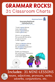 Grammar Lessons Classroom Charts Classroom Charts Phonics Programs Word Activities