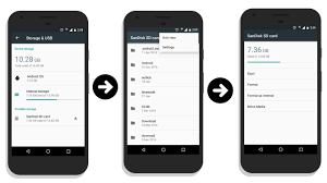 Please see this help page for more information if you are using an android 6.0 (marshmallow) device with a sd card. How To Use External Sd Card As Internal Memory On Your Android Smartphone