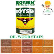 Proluxe wood stain color, dark oak , a wood stain color within our transparent wood stain color family looks great when stained on decks, patios, wood siding and more. Boysen Oil Wood Stain Quart Size 1 Liter Walnut Maple Mahogany Oak Clear Gloss Dead Flat Lacquer Shopee Philippines
