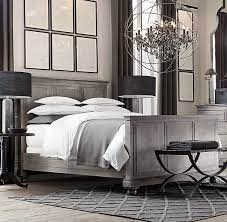 annecy metal wrapped bed with footboard restoration hardware bedroom home decor bedroom silver bedroom