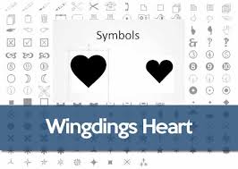 Most mac programs allow you to open the character palette by selecting edit → special characters. Wingdings Heart Symbol Shape On Your Keyboard Type In Windows