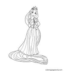 Vicki arkoff disney banks on the fact that litt. Disney Tangled Rapunzel Coloring Pages Princess Coloring Pages Coloring Pages For Kids And Adults