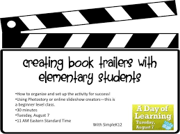 Creating Book Trailers With Elementary Students Book Trailers Library Lesson Plans Library Lessons