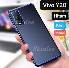 Case Vivo Y12s Y20 Clear Plating Cover Casing Silikon Handphone Soft Case Lazada Indonesia