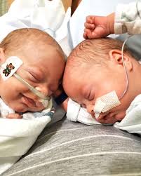 Our identical twins, Elijah Cary Coppock and Joshua Daniel Coppock,  surprised us with an emergency c-section arrival