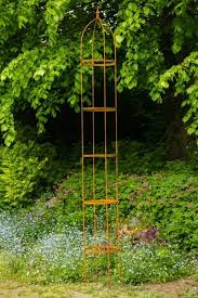 Rankgerust Metall Rost H 300cm Hoch Rankhilfe Staudenhalter Rost