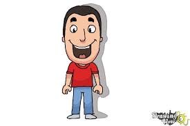 This file includes two pages, boy and girl, which demonstrate in easy steps how to draw a person using basic shapes and lines. How To Draw A Person For Kids Drawingnow