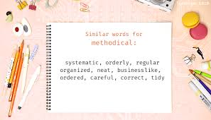 How to say socratic method in english? Methodical Synonyms Similar Word For Methodical