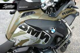 Bmw R1200gs Lc Adventure Olive Green Safari Green Variations Stickers Kit Signature Custom Designs Bmw Motorbikes Bmw Motorcycles Adventure Bike