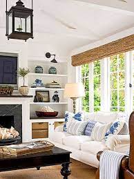 Dissecting The Details A Classic Casual Living Room Emily A Clark Coastal Decorating Living Room Country Living Room Casual Living Rooms