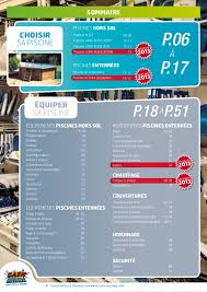 Cash Piscines Catalogue 2013 Jouer Dans Sa Piscine