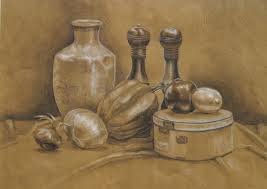 He talked in his site about his talent and said: Pencil Still Life Famous Artists Novocom Top