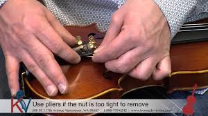 They work by tightening or loosening the strings slightly to adjust its tension and therefore its pitch. How To Install Or Replace Fine Tuners By Kennedy Violins Youtube
