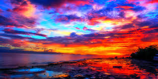 If you see some sunset wallpaper desktop you'd like to use, just click on the image to download to your desktop or mobile devices. Free Download Sunsets Fiery Sunset Colorful Skies Ocean Sky Colors 2500x1250 For Your Desktop Mobile Tablet Explore 86 Sunset Ocean Rainbow Wallpapers Sunset Ocean Rainbow Wallpapers Ocean Sunset Wallpaper