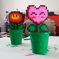 Fleurs Mario Diy Perles A Repasser Beads Perle Chouchou Diy