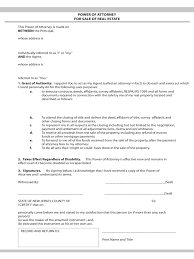 Jonathan ginsberg ginsberg law offices 1854 independence square atlanta, ga 30338. New Jersey Power Of Attorney Form Free Templates In Pdf Word Excel To Print