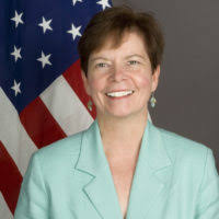 Assignment: 59-CF-DS-21268-05] Official portrait of Linda Jewell, U.S.  Ambassador-designate to Ecuador [Photographer: Ann Thomas--State]  [59-CF-DS-21268-05_Jewell_Linda_fromTIFF.jpg]