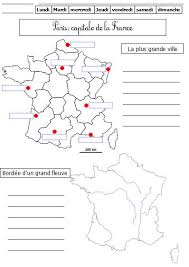 Spécialités régionales et gastronomie régionale française. Paris Parmi Les Grandes Villes De France Et Les Fleuves Ce1 Monuments Le Blog De Monsieur Mathieu Carte De France A Imprimer Ville France Ce1