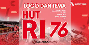 Tahun ini, tema hut solopos.com Logo Dan Tema Hut Ri File Png Template Poster Elemen Grafis Font Hut Ri Ke 76 Lengkap Semangat News