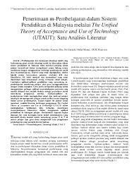 Perkembangan sistem pendidikan di malaysia (pendidikan semasa). Pdf Penerimaan M Pembelajaran Dalam Sistem Pendidikan Di Malaysia Melalui The Unified Theory Of Acceptance And Use Of Technology Utaut Satu Analisis Literatur Analisa Hamdan And Rosseni Din Academia Edu