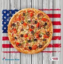 Depends on what pizza, a large dominos one has 500. Supreme Pizza Picture Of Domino S Pizza Baku Tripadvisor
