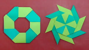 How To Make A Ninja Star Out Of Paper Step By Step Easy Throwing Paper Transforming Ninja Star Making Out Of Paper Shuriken To Papertoys Ninja Star Paper Toys Origami Easy