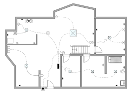 The smart wiring diagrams symbols are designed with auto generation arrows, allowing users to add and connect shapes easily. Electrical Plan Example House Plan App Dream House Drawing House Wiring